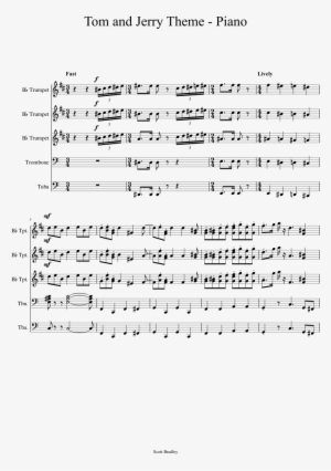 Tom And Jerry Theme - Tom And Jerry Theme Xylophone Sheet Music