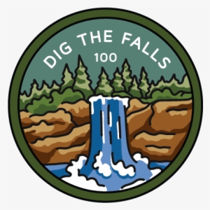 New York State Waterfall Challenge Patch - Dig The Falls