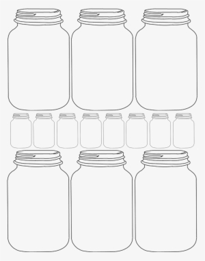 mason jar clipart transparent - blank mason jar invitation templates