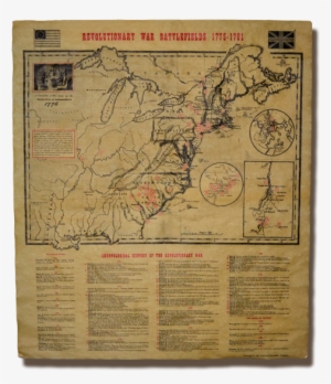 Revolutionary War Battlefields 1775-1781 - U.s. Revolutionary & Civil War Maps