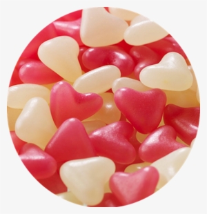 Picture Of Willetts Jelly Bean Love Hearts Pink/white - Pink Jelly Beans Heart Loves Sweets