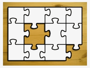 Jigsaw Puzzle Template 259241 - Clip Art