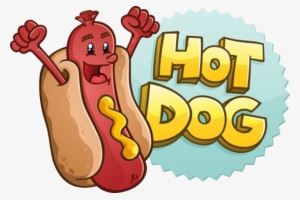 British Street Food - Cartoon Hot Dog