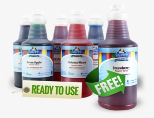 Buy 5 Quarts Of Ready To Use Flavors And Get One Free - Snow Cone Syrup