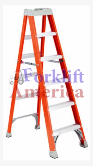 Fiberglass Step Ladder 8ft - Louisville 6 Ft. 300 Lb. Load Capacity Fiberglass Stepladder