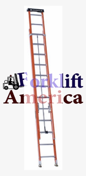 Fiberglass Extension Ladder 32 Ft - Louisville Ladder 32 Ft. Fiberglass Extension With