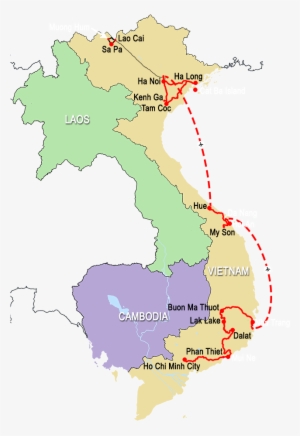 Map Vietnam Lak Lake