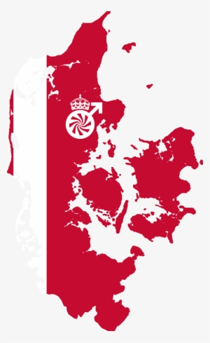 Flag Map Of Danish Mse