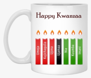 Happy Kwanzaa 7 Principles 11 Oz - Yule Christmas Kwanzaa Hanukkah