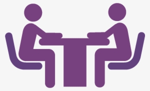 Negotiate Chat Compromise Purple Noun - Negotiation Transparent