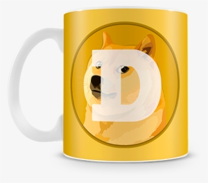 Dogecoin Mug - Dogecoin Cryptocurrency Logo Png