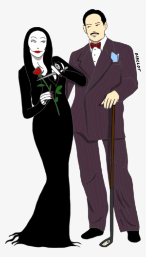 Morticia And Gomez Addams By Bibelotzombie On Deviantart - Morticia & Gomez Addams
