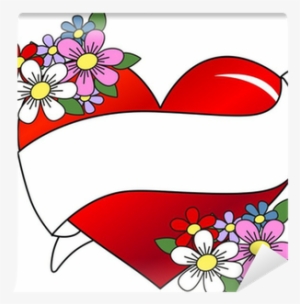 Celebration Greeting Love Tattoo Wall Mural • Pixers® - Can Stock