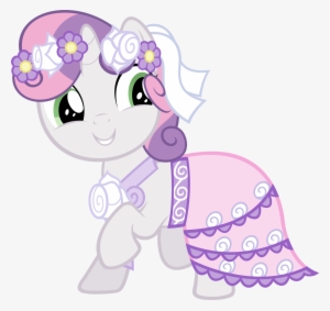 Sweetie Belle Wedding Dress - My Little Pony Sweetie Belle