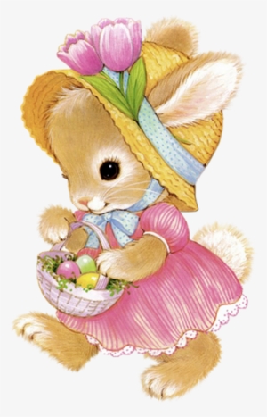Cute Easter Bunny Girl Png Clipart Picture - Easter Bunny Girl Cartoon
