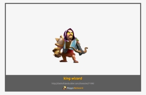 King Wizard Character - Clash Of Clans