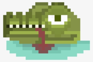 Killer Crocodile By Oceanmonster - Deadpool Logo Pixel Art