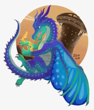 Blue, From The Newest Arc Of Wings Of Fire - Wings Of Fire Blue And Cricket