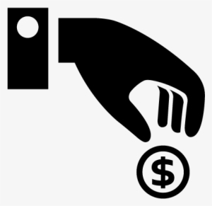 Give Money Vector - Hand Giving Money Icon