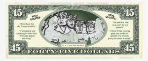 Trump Money $45 Bill - Cash
