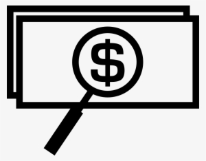 Money Bills With Magnifying Glass Comments - Money Magnifying Glass Icon
