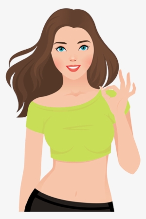 Local Company Local Ingredients - Healthy Woman Cartoon Png