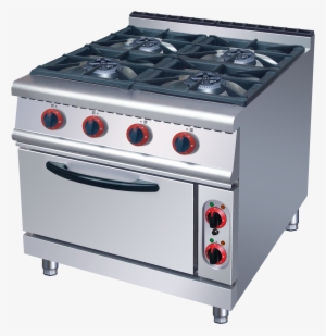 4-burner Gas Range With Oven - Electric Cooker 6 Plates