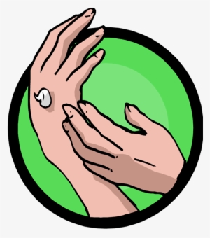 Antler Rub Cliparts - Hand Massage Clipart