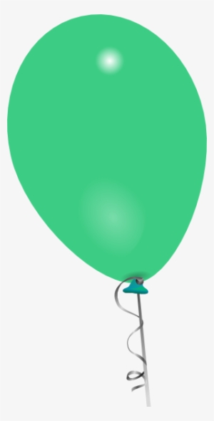 Green Clipart Baloon - Green Balloon Transparent Background Png