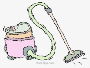 Vacuum, Cleaning Royalty Free Vector Clip Art Illustration