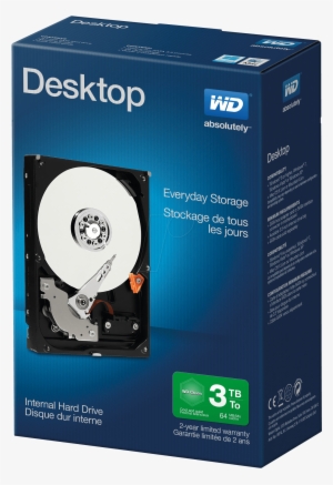 Desktop Hard Drive 3 Tb, Wd Desktop Retail Western