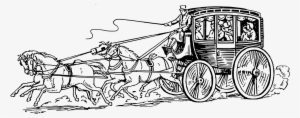 Stagecoach - Drawing Of A Stagecoach