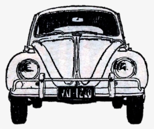 Vintage Car Watercolor Beetle Bug 1321085 - Carros Antigos Png