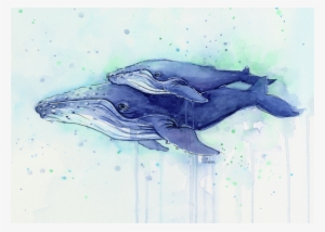 Click And Drag To Re-position The Image, If Desired - Whale And Baby Painting