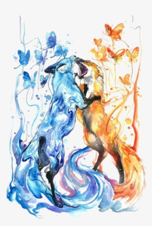 Http - //img4 - Hostingpics - - Fire And Ice Spirit Foxes