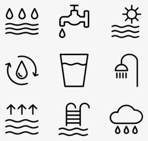 Water - Utensils Icon Transparent Background
