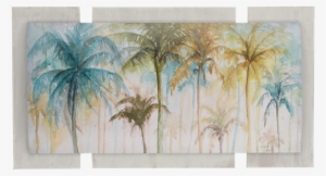 watercolor palms - convex - patricia pinto - watercolor palms canvas