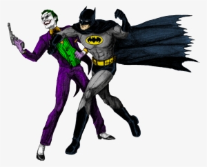 Batman Joker Png Image - Joker And Batman Transparent Transparent PNG -  900x758 - Free Download on NicePNG