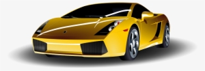 Lamborghini Gellar - Yellow Sports Car Png