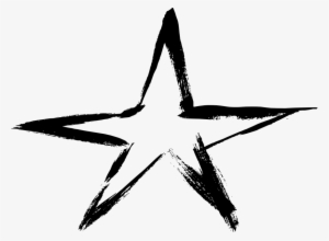Png File Size - Star Black White Png