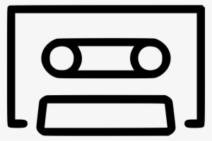 Music Playing Cassette Tape Comments - Cassette Tape Icon Transparent Svg