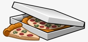 1 Box Of Pizza - Pizza In A Box Clipart
