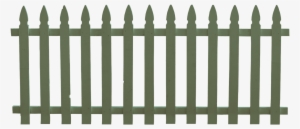 Free Fence Post Clipart - White Picket Fence Png