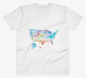 Let's Go Have An Adventure America Watercolor Unisex - Swordfish