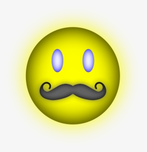 This Free Icons Png Design Of Happy Face Mustache