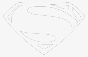 Superman Man Of Steel Logo Drawing - Man Of Steel Symbol Drawing