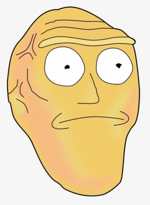 Face Vector Morty - Rick And Morty Giant Head Png