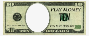 Play Money Template - 10 Dollar Play Money