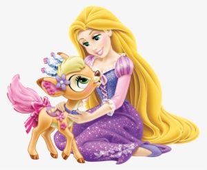 Disney Princess Rapunzel With Little - Rapunzel Png