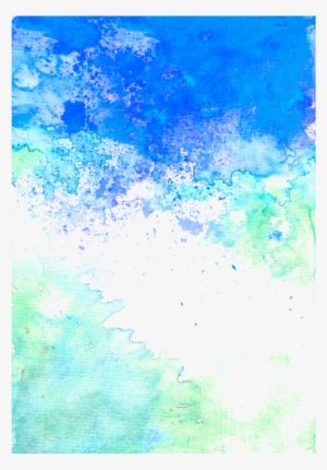 Ftestickers Watercolor Background Overlay Borders Blue - Watercolor Painting